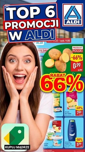 🔥 TOP 6 promocji w Aldi, które naprawdę zaskakują! 🛒 #aldi #taniezakupy #tydzień #top