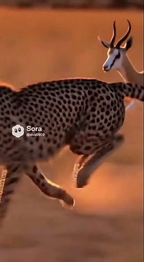 The Fastest Chase on Earth: Cheetah vs Springbok | Realistic Wildlife Moment