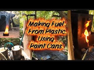 Making FUEL ⛽ from PLASTIC waste Diy PYROLYSIS machine