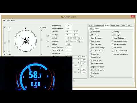 NMEA-2000 Simulation Software Demo 1