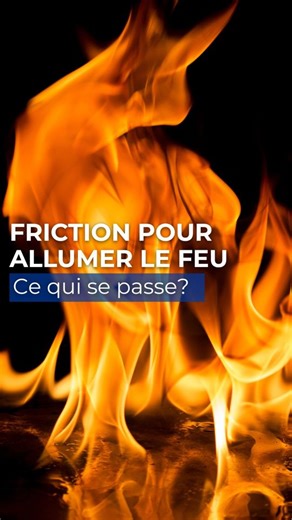 30K views · 557 reactions | Comment allumer un feu avec le frottement? | Ingénierie France | Facebook