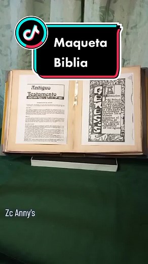 Cómo hacer una maqueta de Biblia abierta de cartón fácil