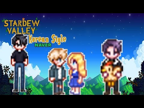 Stardew Valley Korean Sprites And Portraits Mods..