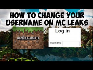 How to CHANGE your USERNAME in MC LEAKS!