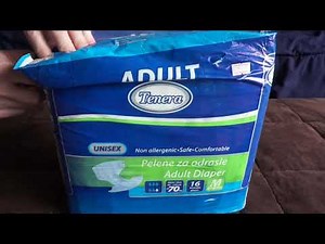 Tenera Adult Diapers Unboxing / Capacity Test