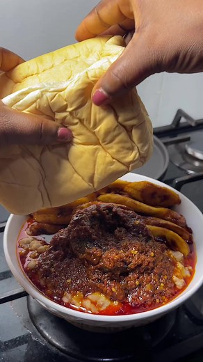 Ewa Agoyin, Plantain & Agege Bread Combo Recipe