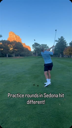 Practice round groovin @asher_tour @oakcreekcountryclub | Bryce Barker