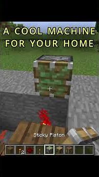 A cool machine for your home #minecraft