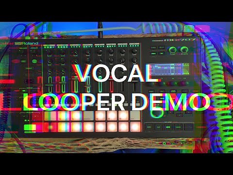 Vocal Looper Demo on Roland MC707 | Recording vocals into the 707