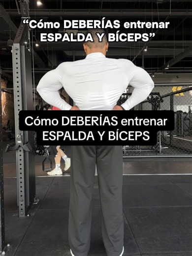 Esta es la única rutina que necesitas para crecer espalda y bíceps #backday #backworkout #bicepsworkout #gym