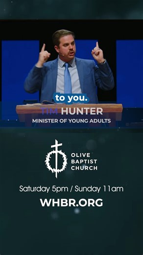 Tim Hunter, Minister of Young Adults at Olive Baptist Church, delivers a powerful reminder: no matter your background, pain, or past, through Jesus you have access to all blessings. God’s invitation is personal, direct, and full of grace. 📍 Olive Baptist Church — Pensacola, Florida 🌐 Visit: https://www.olivebaptist.org 📺 Watch on WHBR TV: — Saturdays at 5:00 PM CST — Sundays at 11:00 AM CST 🌐 Stream: https://www.whbr.org 👉 If you enjoyed watching, please let us know! ▶️ Watch more Olive Bap