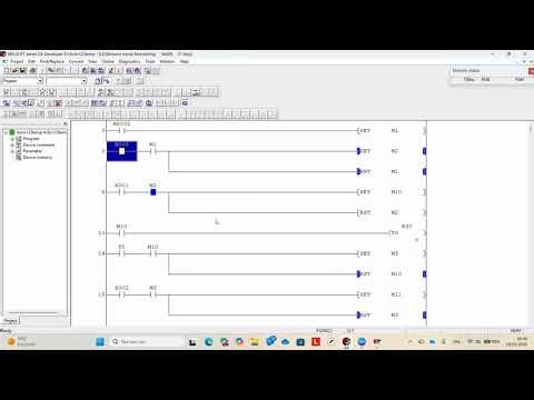 Simulation du ladder avec temporisateur sous gx developer