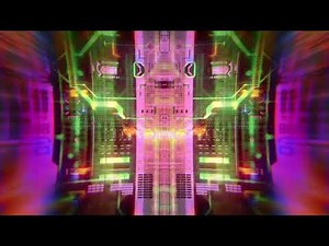 [1 Hour] Cyberpunk Pattern Glitch Core Loop — Neon Techno Abstract Visual Sci-fi Background