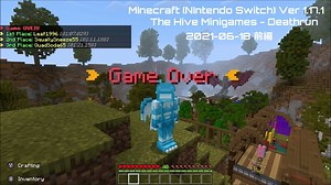 Minecraft (Nintendo Switch) Bedrock Edition The Hive Deathrun 2021/06/18　前編