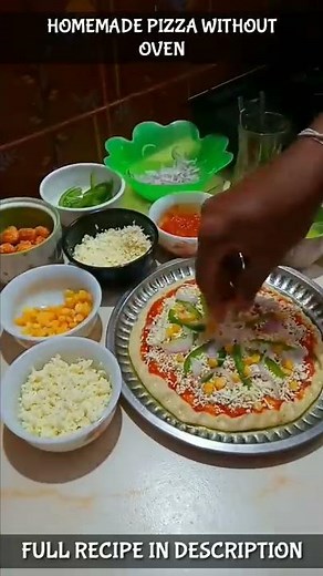 Homemade Domino's Pizza / No Oven /Homemade pizza/Pizza at home/ How to make Domino's Pizza at Home?