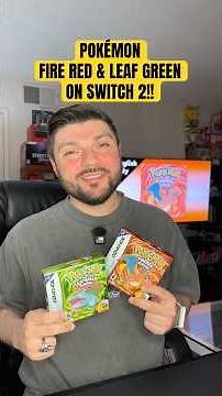 Pokémon Fire Red & Leaf Green on Nintendo Switch 2! #pokemon #pokemon30