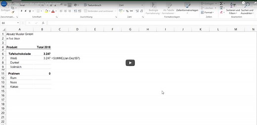 Mit Excel Formel SUMME über mehrere Tabellen addieren | Controlling | Haufe