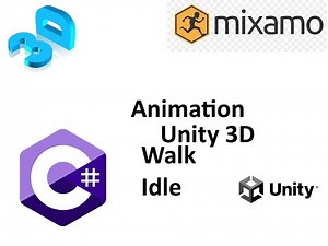 Animation d'un personnage en 3D sur Unity en C# et importation d'un joueur avec Mixamo (facile) !