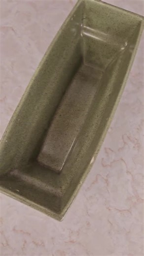 Vintage Mid-century Modern Haeger Planter Matte Green 9" Long - Etsy