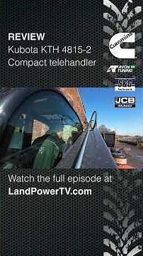 It's punchy!! - REVIEW: Kubota KTH 4815-2 compact telehandler