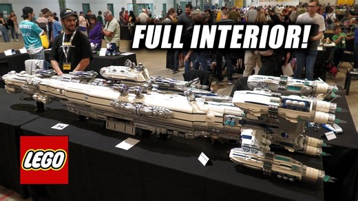巨型乐高宇宙飞船MOC-内部设计令人惊叹!!!