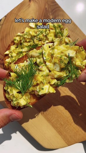 Delicious Mayo-Less Egg Salad Recipe with Dijon Mustard