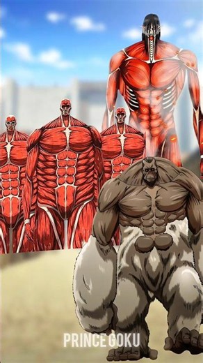 RUMBLING Colossal Titan vs Eren Founding Titan & Zeke Beast Titan 😱 |#eren#attackontitan#aot