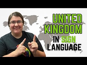 How to sign United Kingdom in British Sign Language | United Kingdom 🇬🇧