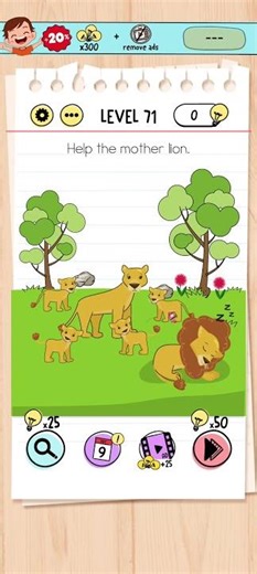 brain test 71 || brain test level 71