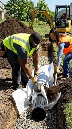 This French Drain Installation Saved an Entire Flooded Backyard!