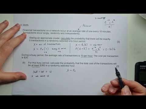 1b Poisson Probability