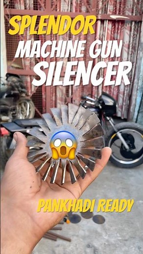 HOMEMADE MACHINE GUN SILENCER READY SOON 👍