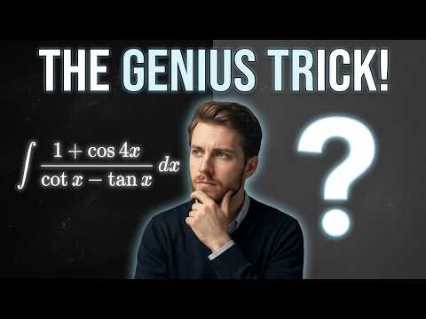 Integral of (1 + cos 4x) / (cot x - tan x) dx | Smooth Integrals