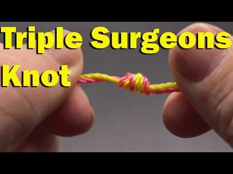 How to Tie a Triple Surgeons Fishing Knot
