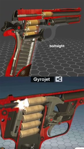 Colt M1911 Working Animation | How the M1911 Pistol Works in Slow Motion