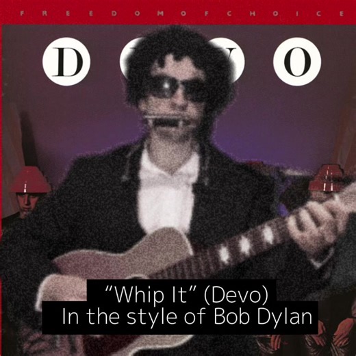 “Whip It” (Devo) in the style of Bob Dylan #bobdylan #devo #newwave #80s #funny