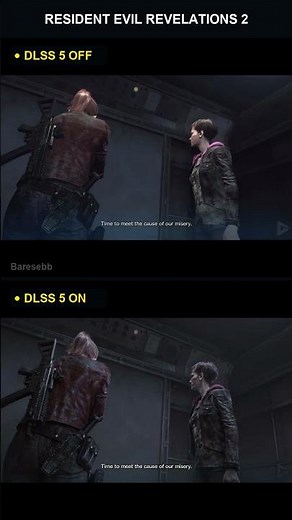 RE Revelations 2 DLSS 5 Story Moment OFF vs ON