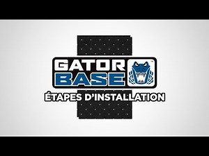Étapes d'installation d'une fondation Gator Base