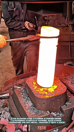 Technique for Forging Red-Hot Steel Cylinder – Satisfying Jobs and Machinery in the World