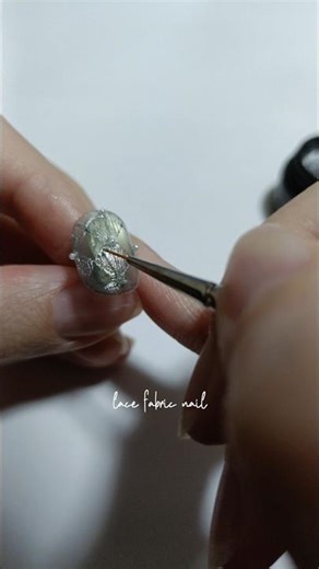 【How to】レースを纏ったようなネイルチップ/ネイルチップオーダー/レトロネイル#nails #nailart #naildesign #nailtutorial