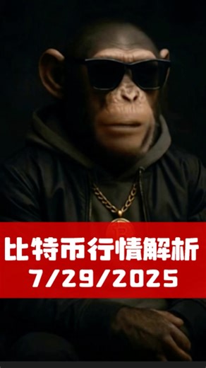 【BTC行情分析💡29/7/2025】比特币高位震荡，主力下一步动作拆解 ｜币圈人猿哥解盘 #BTC分析 #比特币最新走势 #比特币最新操作建议 #技术分析 #币圈短线 #btc #eth #sol