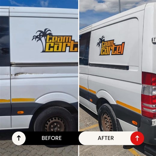 14 reactions · 48 shares | From crash to classy! ✨ See the transformation — we turned these accident-damaged cars into flawless, road-ready beauties. Quality repairs, zero stress!  Message us on WhatsApp: +27 82 564 5797 #BeforeAndAfter #CarRepair #AccidentRepair #CollisionFix #AutoBodyExperts #CarTransformation #FenderBenderFix #PaintAndBody #VehicleRestoration #RoadReady #CarMakeover #DriveWithConfidence | Panelbeating Solutions | Facebook