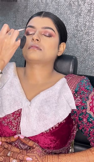 Bridal tutorial ❤️#makeupartist #bridal #tutorial #indianbride #indianwedding #bride #makeuptutorial