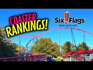 Ranking EVERY Roller Coaster At Six Flags New England! (Agawam, MA)