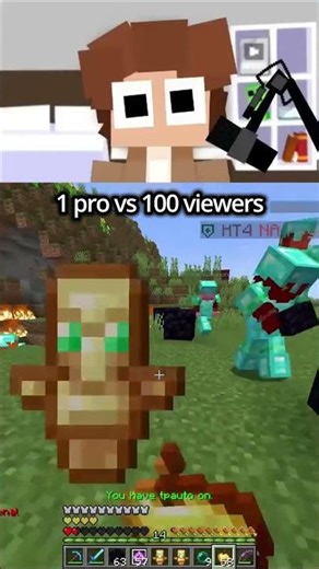 most intense fight YOU will ever see 💀 #minecraft #gaming