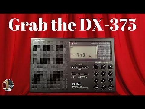 Radio Shack DX-375 AM FM Stereo Shortwave Portable Radio Review
