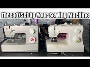 HOW TO: THREAD & SET UP SEWING MACHINE, SINGER TRADITION & HEAVY DUTY
