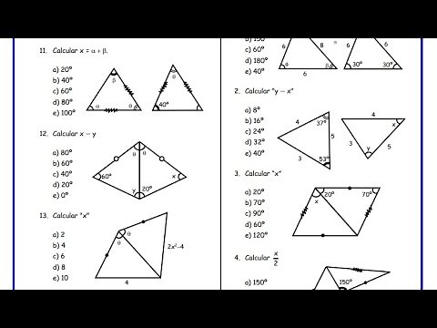 EJERCICIOS BÁSICOS DE CONGRUENCIA DE TRIÁNGULOS
