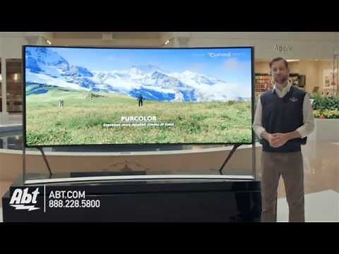 Samsungs Largest Curved 105 inch UHD 4K LED HDTV UN105S9