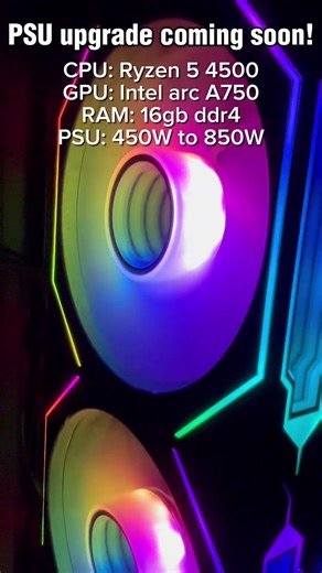 PSU upgrade coming soon #pcs